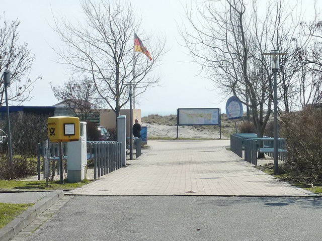 Bis zur Strandpromenade sind es nur wenige Meter.